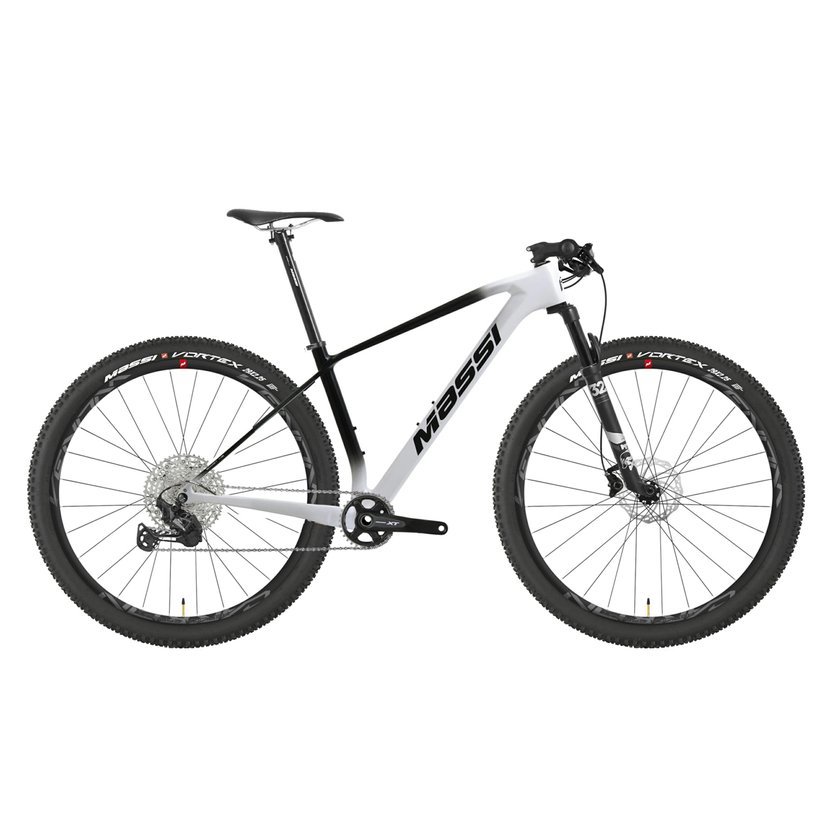 Horské kolo Massi PRO PERFORMANCE Black / White Glossy